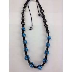    Fashion New Shamballa Necklace With Bule Color 