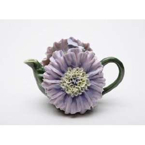  Purple Dahlia Porcelain Teapot