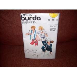  Burda Pattern #9905 SIZE 36 + 38 + 40 