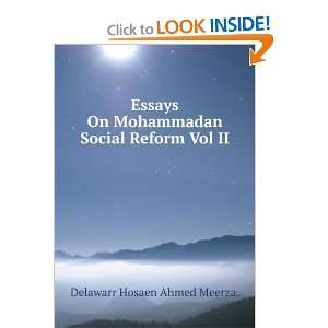   Mohammadan Social Reform Vol II Delawarr Hosaen Ahmed Meerza. Books