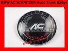 High Quality BMW AC SCHNITZER 82mm Hood Trunk Emblem Badge   Red