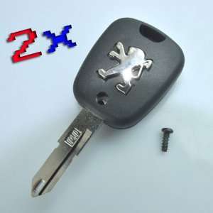 Lot 2 New 2 Buttons Blank Remote Key Car Case Shell For 
