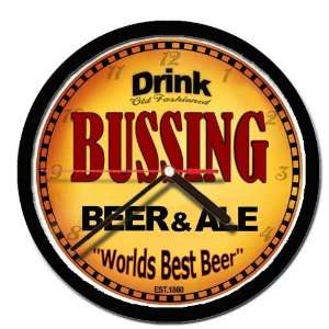  BUSSING beer and ale cerveza wall clock 