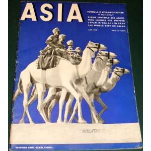  Original Vintage Asia Magazine June 1940, Japan, India, Russia 