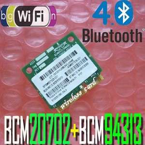hp Broadcom 802.11N Wireless WIFI + Bluetooth 4.0 Combo Card BCM20702 