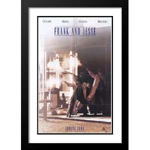 Frank and Jesse 32x45 Framed and Double Matted Movie Poster   Style B
