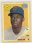 Lou Brock Chicago Cubs 1962 Topps #387 Rookie Reprint card