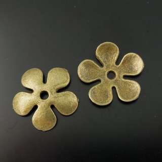 21mm Atq bronze look flower charm pendants 35pcs  
