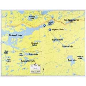  Fisher BWCA/Quetico Canoe Map Number 30