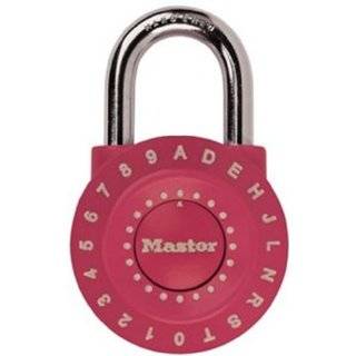 Master Lock 1590D Set Your Own Combination Lock, Assorted Colors by 