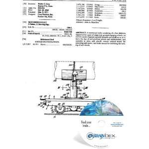  NEW Patent CD for MOTORIZED DOLLY 