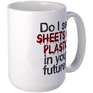  Sheets of Plastic Dexter Large Mug by  