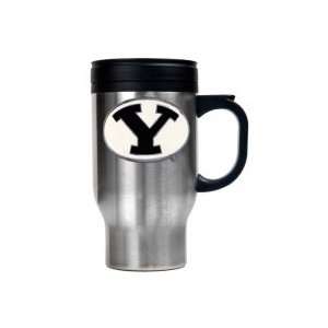 BYU Cougars 16oz Stainless Steel Logo Travel Mug