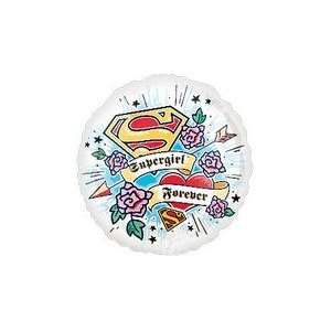  18 Supergirl Forever Theme Balloon   Mylar Balloon Foil 