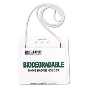  C Line Biodegradable Name Badge Holder Kits CLI97043 
