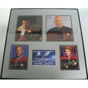  Star Trek Captains Signed PSA/DNA Shatner,Stewart,Avery 