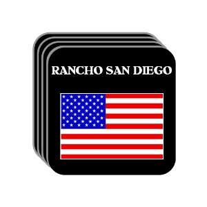  US Flag   Rancho San Diego, California (CA) Set of 4 Mini 