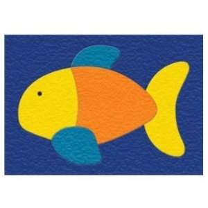  Lauri 1964 Crepe Rubber Puzzle   Fish  Pack of 2 Toys 