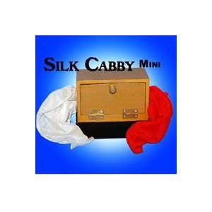  Cabby Box silk mini set vanish Magic trick illusion toy 