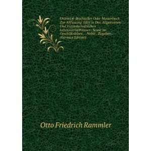   Zugaben . (German Edition) Otto Friedrich Rammler  Books