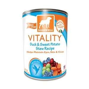  Dogswell Vitality Duck & Sweet Potato Stew Recipe Dog Cans 