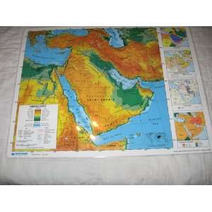  Nystrom Middle East and Africa Laminated Map Office 