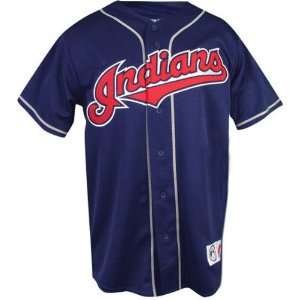   Indians Blank Home Replica Jersey by Majestic