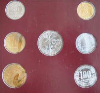 CENTRAL AFRICAN STATES / CHAD 7 Coins 1977 1983 UNC Set  