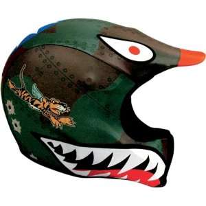  Moto Vation Racing Helmet Skinz Helmet Cover Flying Tiger 