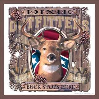 Metal Sign Dixie Outfitters Buck Stops Here collectible  