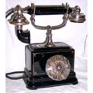  Antique Sultan French Style Telephone   Black