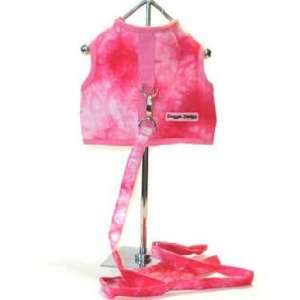 Doggie Design PINK Tie Dye Harness and Leash Set at THE 