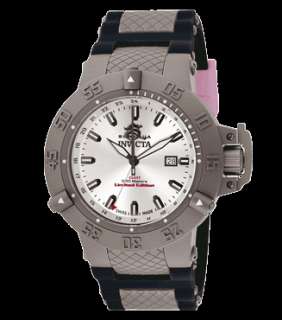 Invicta Mens 1589 Subaqua Noma III GMT Silver Sunray Swiss Made Watch 