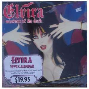  Elvira 1992 Un Used Calendar 