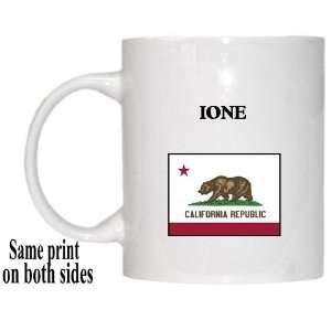  US State Flag   IONE, California (CA) Mug Everything 