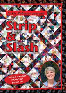 STRIP AND SLASH Jackie Robinson Quilt Design NEW DVD  