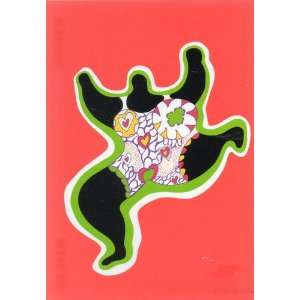 Post Card NANA POWER (Niki De Saint Phalle, 1930 2002, serigraphie 