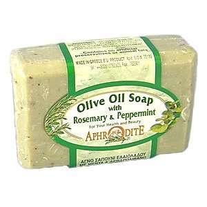  Aphrodite Olive Oil Soap   With Rosemary & Peppermint 