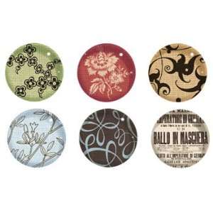 Linen Glass Magnet Set 