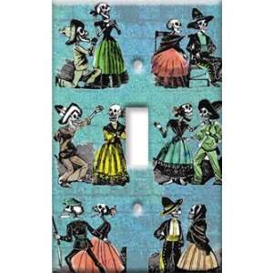   Switch Plate Cover Art Los Muertos Day of the Dead S