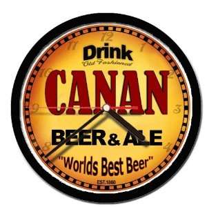  CANAN beer and ale cerveza wall clock 