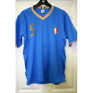  Italy Cannavaro Home adult soccer jersey size L 