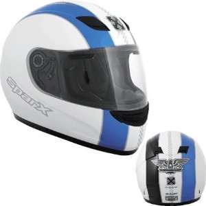  Sparx S 07 Full Face Helmet Medium  Blue Automotive