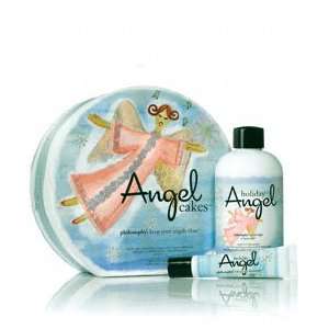  angel cakes set  shower gel and lip shine set 