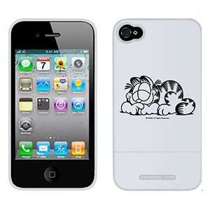  Garfield Happily Dreaming on AT&T iPhone 4 Case by Coveroo 