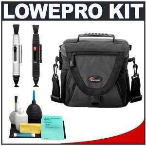  Lowepro Nova 2 AW (Black) Bag + Deluxe Cleaning Kit for 