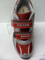 Geox sport ~ Jr. Extra B Mesh + Geo Buck ~ new in box ~ black/red 