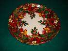 christmas decoration bell mistletoe serving large plate  or 