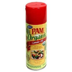 Pam Organic Canola, 5 Ounce Can  Grocery & Gourmet Food