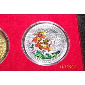   Year of the Dragon 2012 Silver Plated Coin in Capsule 